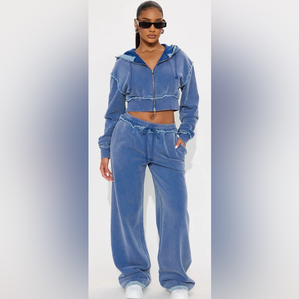 Blue Women's Jogger Pants set